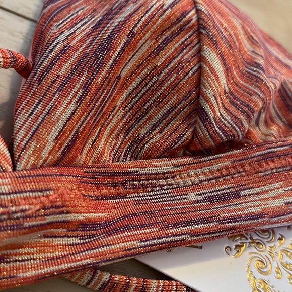 🌴 BECCA Swim Top 🌴Bikini padded beautiful NWT! Size Small - Picture 4 of 10